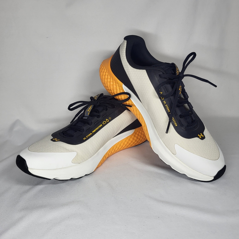 Under Armour Men's Athletic Shoe - White/Black/Purple/Orange - Picture 5 of 5